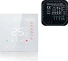 A white smart thermostat display and a black control module are shown against a white background. Anteprima dell’immagine prodotto