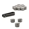 15x Radschrauben Abdeckkappen Radschraubenkappe 17mm grau Produktbild-Vorschau 8