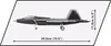Cobi COBI Lockheed® F-22® Raptor® Scale 1:48 Produktbild-Vorschau 12
