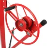 A close-up view of a red drywall lift mechanism with a black handle and a steel cable. Anteprima dell’immagine prodotto