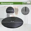 Pole Dance Matte 5 cm dick Ø 120 cm schwarz Produktbild-Vorschau 4