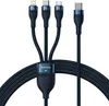 Baseus Cavo USB Flash 1,5 m USB C USB C/Micro-USB B/Blu Anteprima dell’immagine prodotto 9