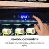 Klarstein vinotéka, 2 zóny, 132L, vstavaná, slim, sklenené Náhľad obrázku produktu 3