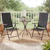 COSTWAY Gartenstühle Hochlehner 2er Set, Klappstühle mit Produktbild-Vorschau 8