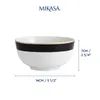 Mikasa Luxe Deco Zestaw chińskich misek na płatki Podgląd zdjęcia produktu 3