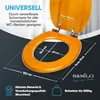 SANILO® WC-Sitz mit Absenkautomatik Holz, Toilettendeckel Produktbild-Vorschau 5