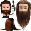 Tête de coiffeur d'entraînement pour hommes avec barbe, Voir les images du produit 8