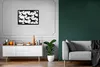 MuchoWow® MuchoWow® Gerahmtes Poster Pferde - Weiß - Muster Produktbild-Vorschau 7