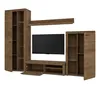 AX LIVING Spacoro Meuble-paroi chene Lefkas Armoire de Voir les images du produit 4