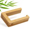 ECENCE Toilettenpapierhalter Holz Bambus - selbstklebend Produktbild-Vorschau 1
