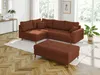S-STYLE MÖBEL - Kai - Ecksofa mit Schlaffunktion und Hocker Produktbild-Vorschau 1