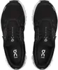 Top-down view of a pair of black and white athletic shoes. Anteprima dell’immagine prodotto