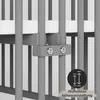 Laufgitter 75x100 cm mit Lattenrost - grau - Premium Produktbild-Vorschau 12