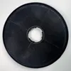 A black, circular charcoal filter with a hole in the center is shown from a top-down view against a white background. Anteprima dell’immagine prodotto