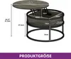 YITAHOME Couchtisch rund, höhenverstellbar, Wohnzimmertisch Produktbild-Vorschau 6