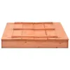 vidaXL Sandkasten Tannenholz 95×90×15 cm Produktbild-Vorschau 1