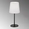 Tischlampe - Schwarz - Weiß - Metall - Stoff - H 30 cm Produktbild-Vorschau 8