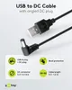 Goobay 55157 Cavo USB-DC 5,5 x 2,1 mm, 0,5 m, 0,5 m, nero - Anteprima dell’immagine prodotto 3