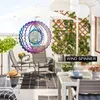 Edelstahl Windspiel 3D Hängende Wind Spinner 25cm Leicht Produktbild-Vorschau 6