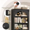 Bibliothèque - Étagère en bois sur pied - 6 tablettes 75 x Voir les images du produit 6