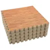 vidaXL Tappetini per pavimenti 24 pz. Venatura del legno Anteprima dell’immagine prodotto 3