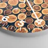 Wanduhr - Rund - Glasuhr - Knoten Baum Stamm - 30x30cm - Produktbild-Vorschau 5