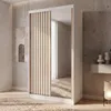 BEAUTYSOFA | Armoire DONATELLO 120 cm Blanc/Artisan avec Voir les images du produit 1