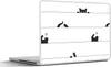 MuchoWow® Laptop Aufkleber Sticker Cover Katze - Muster - Produktbild-Vorschau 1