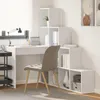 Biurko Narożne Z Półką Biały 101,5 X 149,5 X 149,5 Cm Podgląd zdjęcia produktu 2