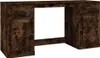 vidaXL Schreibtisch mit Stauraum Räuchereiche Holzwerkstoff Produktbild-Vorschau 1
