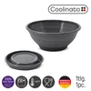 COOLINATO faltbare Silikon-Schüssel 16cm grau Produktbild-Vorschau 2