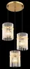 Globo Lighting Hängeleuchte Metall goldfarben matt, 3x E27 Produktbild-Vorschau 9