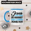 Trendation - Bibel Vers Tasse Jesus der Weg die Wahrheit Produktbild-Vorschau 3