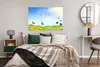 MuchoWow® Poster Blumen - Schmetterlinge - Sommer 120x80 cm Produktbild-Vorschau 4
