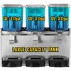 Saftdispenser mit Klapphahn Schwarz - 12 L x 3 Saftspender Produktbild-Vorschau 3
