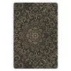 MuchoWow® Mauspad Mousepad Goldenes Muster auf schwarzem Produktbild-Vorschau 1
