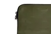 MuchoWow® Laptop Hülle 15 Zoll Leder - Grün - Tierhaut Produktbild-Vorschau 3