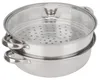 Edelstahl-Kochgeschirr, 27 cm, 2-lagiger Dampfgarer, Produktbild-Vorschau 3