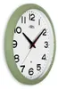 PRIM Insight Wanduhr Kunststoff lautlos Grün 30 cm Produktbild-Vorschau 2