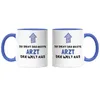 So Sieht Der Beste Arzt Der Welt Aus Tasse Blau Schön Produktbild-Vorschau 3