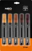 A package of five NEO TOOLS furniture pens in various shades of brown and orange. Anteprima dell’immagine prodotto