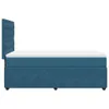 Boxspringbett mit Matratze Dunkelblau 90x200 cm Samt Produktbild-Vorschau 5