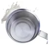 400cc Mousseur à lait manuel, filtre double couche, acier Voir les images du produit 9