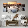 Bild auf Leinwand - Leinwandbild - Brücke Boot Meer - Produktbild-Vorschau 6