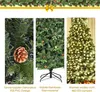 A collage of three images showcasing different aspects of a Christmas tree. Produktbild-Vorschau