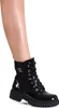 topschuhe24 3119 Damen Lack Stiefeletten Worker Biker Boots Produktbild-Vorschau 1
