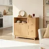 Sideboard Kommode Anrichte mit 3 Schubladen & Türen, Produktbild-Vorschau 2
