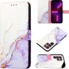 Galaxy S23 Ultra Hülle, Marmor Motiv Kunstleder Tasche Produktbild-Vorschau 1