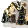 Villaggio di Natale LuVille in miniatura Chiesa svedese di Anteprima dell’immagine prodotto 4