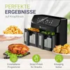Juskys Heißluftfritteuse 9 L - 2 Kammern, Smart Finish, 9 Produktbild-Vorschau 4